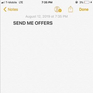 Everything must go send me offers